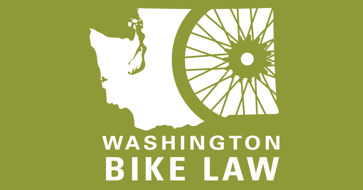 Washington Bike Law Blog of Seattle Bicycle Attorneys Who Bike to Work