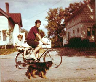Seattle bicycle attorney Bob Anderton in his early days of bike riding